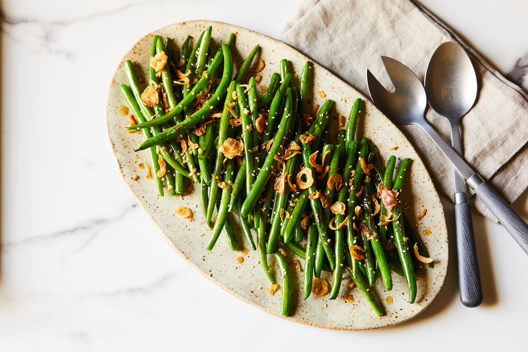 Sesame String Beans Serves 4 — Brava Brava Home