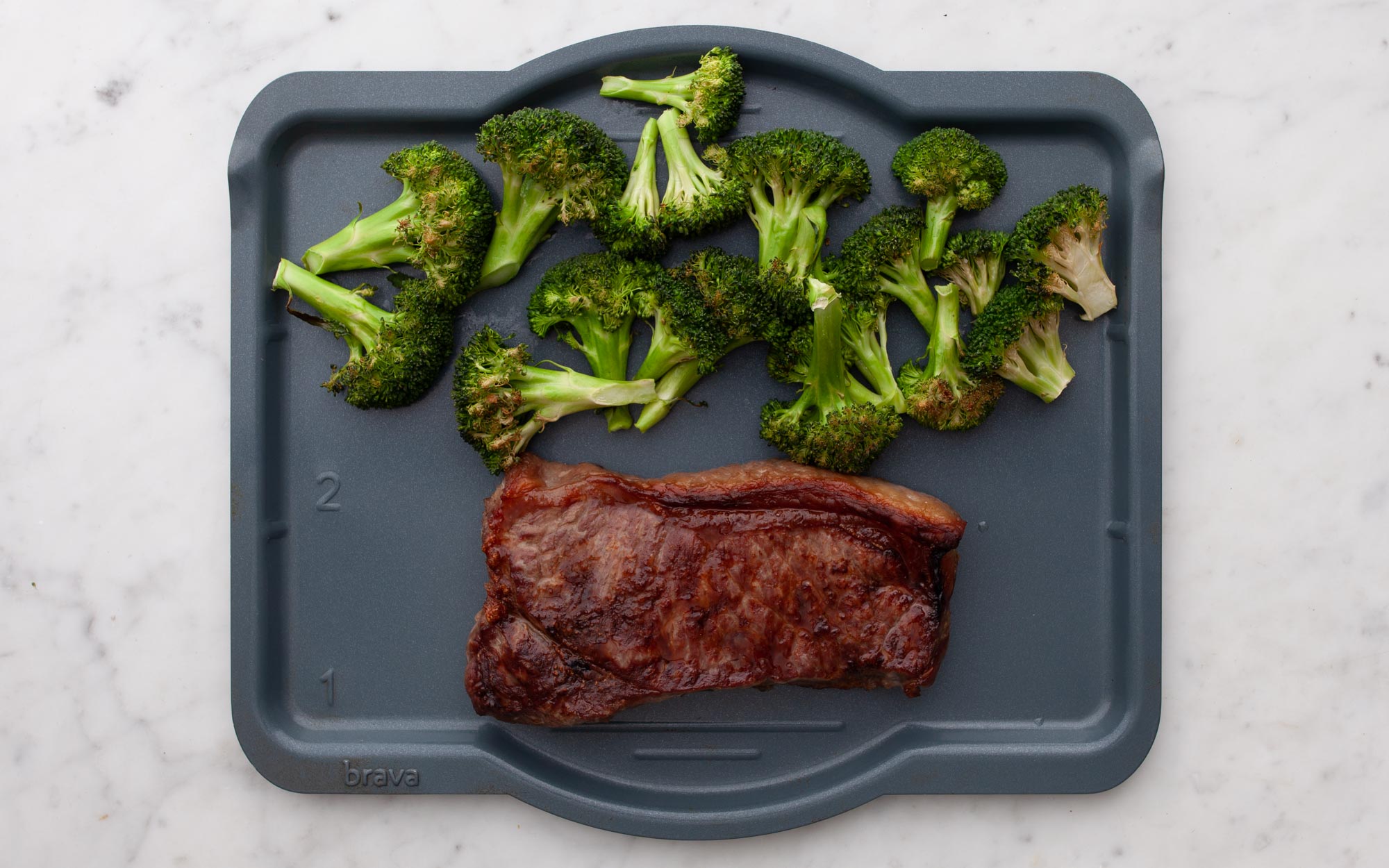 NY Strip Steak and Broccoli Serves 2 — Brava Brava Home