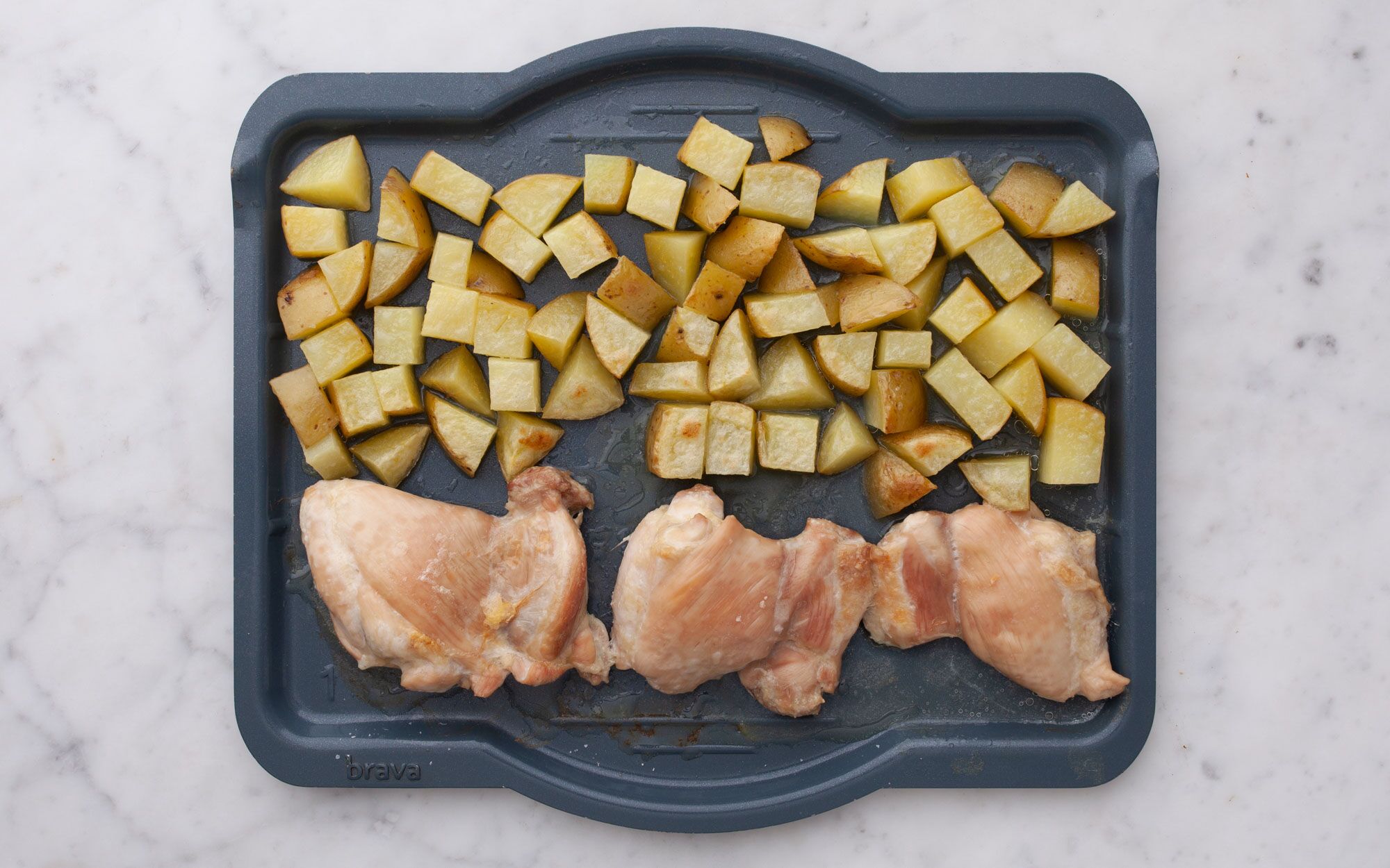 Chicken Thighs (Boneless and Skinless) and Yukon Gold Potatoes Serves