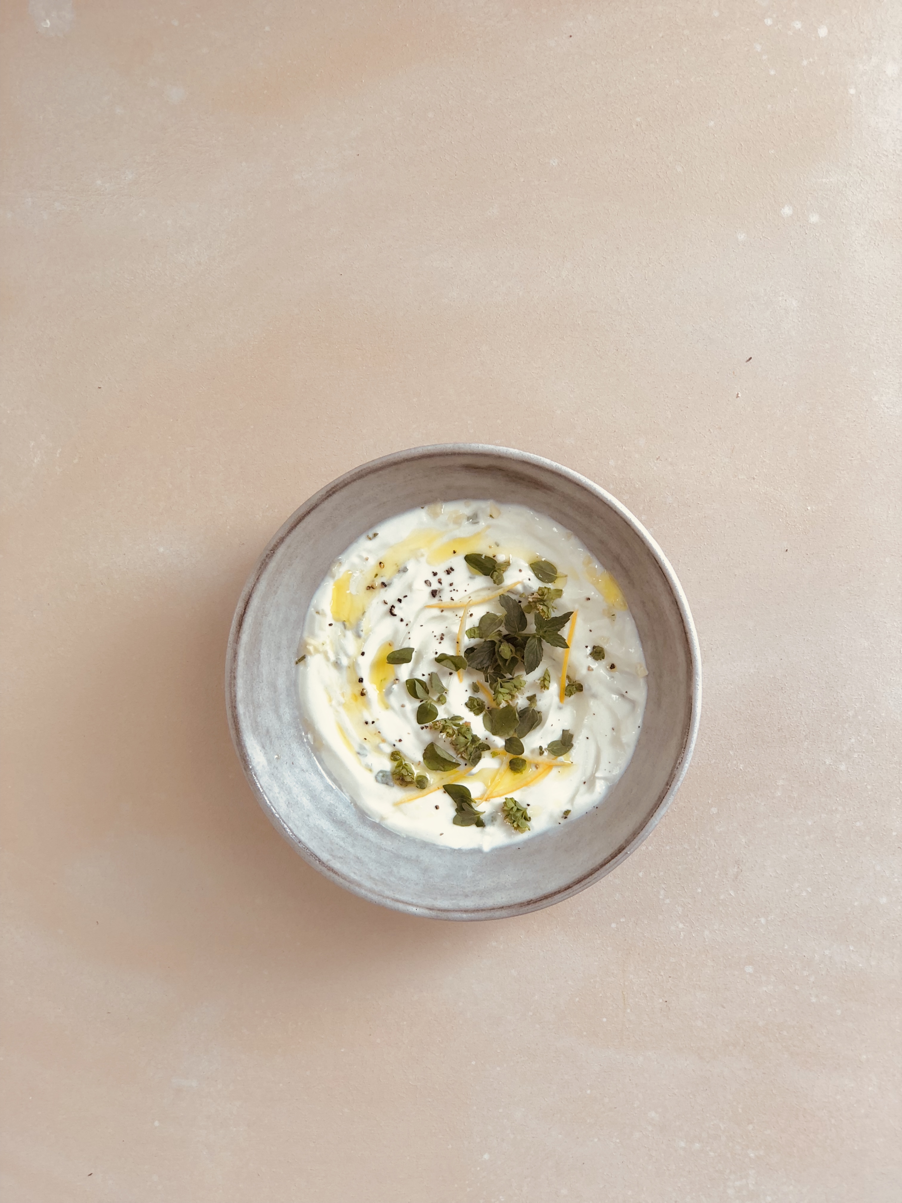 Garlic Herb Yogurt Sauce Serving Size 4 — Brava Brava Home