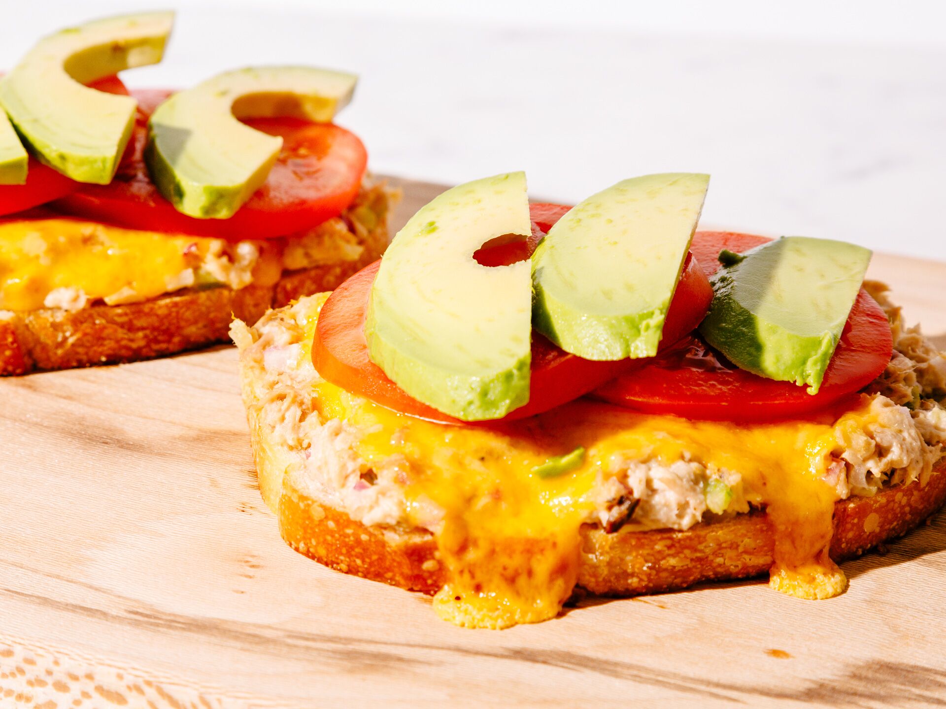 OpenFaced Tuna Melt Serving Size 2 — Brava Brava Home